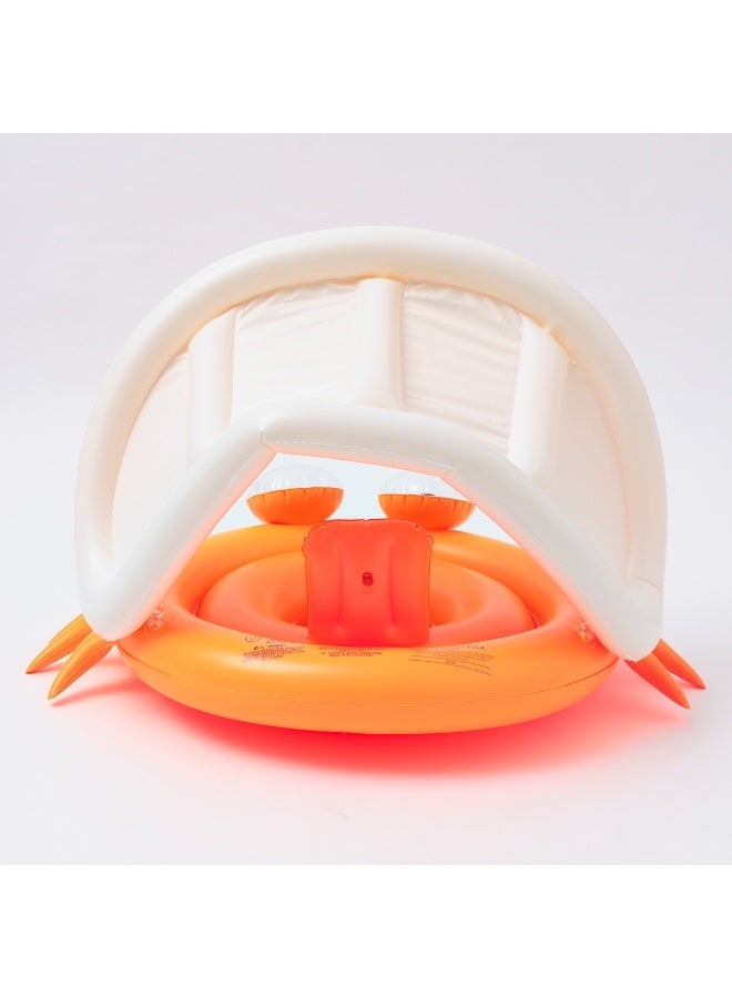 SUNNY LIFE Baby Float Sonny the Sea Creature Neon Orange – Infant Swim Trainer Float, Secure Seat with Back Support, Fun Comfortable Water Float for Early Pool Play - Image 5